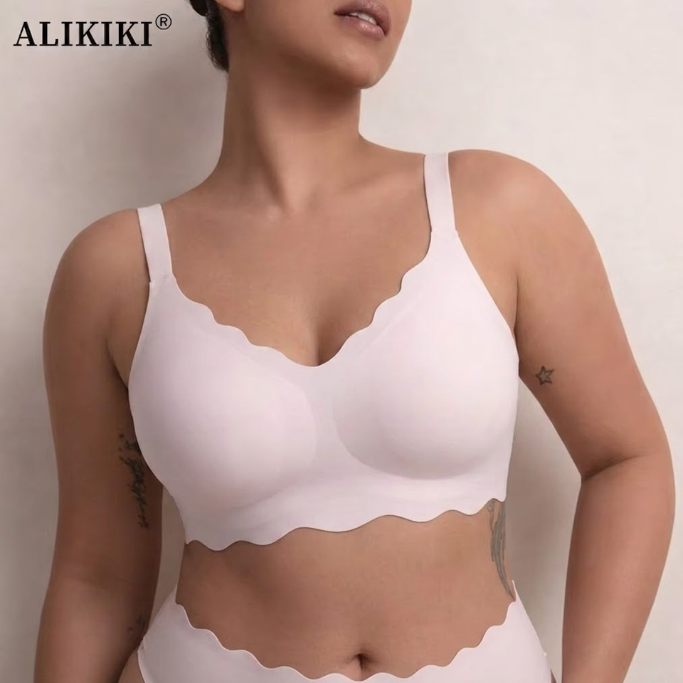 T Shirt Bra Seamless - Bra Tanpa Kawat Tanpa Jahitan, Penyangga,