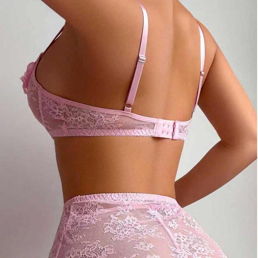 Lingerie Seksi Bra Transparan  - Sheer Mesh Bra ulasan dan harga