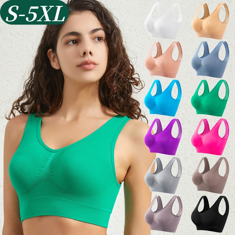 Bra Olahraga Wanita Tanpa Kawa - T Shirt Bra Seamless ulasan dan harga