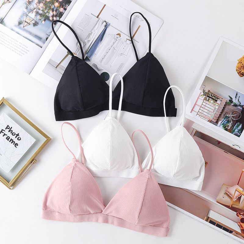 Pakaian dalam Lingerie seksi 3 - Lace Bralette Set ulasan dan harga